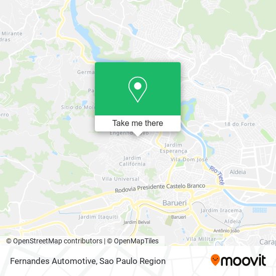 Mapa Fernandes Automotive