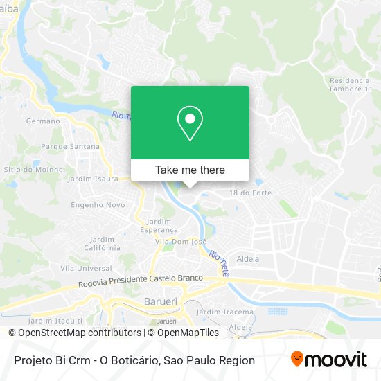 Projeto Bi Crm - O Boticário map