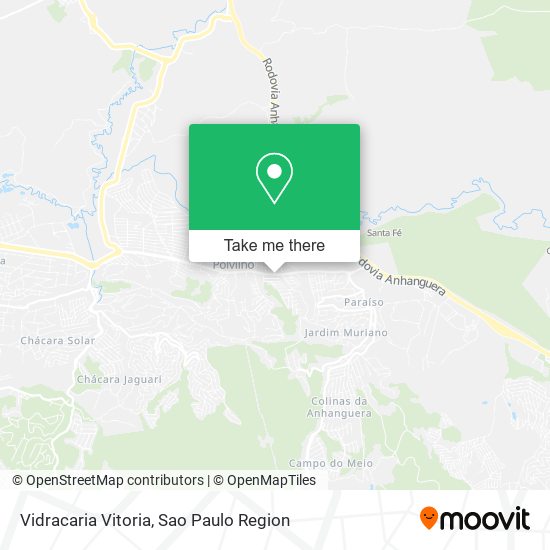 Vidracaria Vitoria map