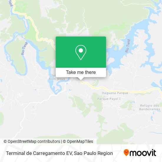 Terminal de Carregamento EV map