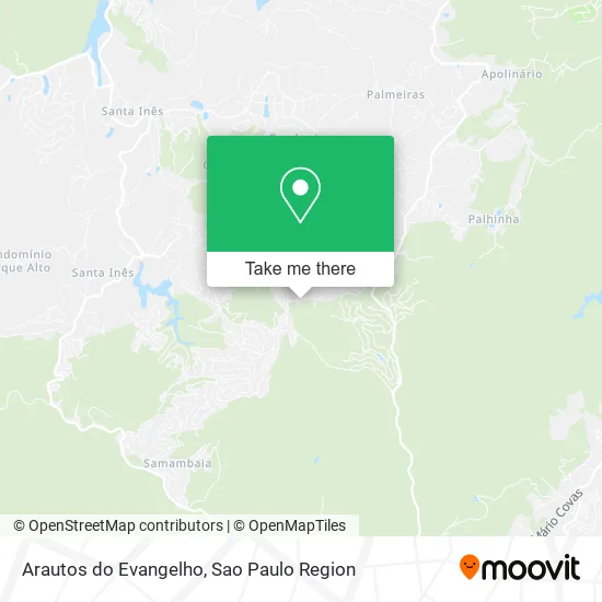 Arautos do Evangelho map
