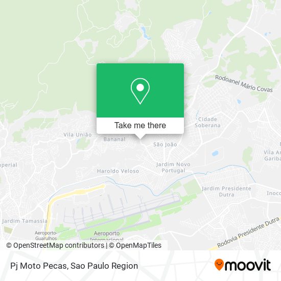 Pj Moto Pecas map