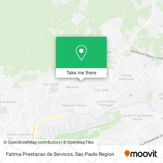 Mapa Fatima Prestacao de Servicos