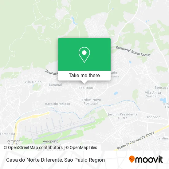 Casa do Norte Diferente map