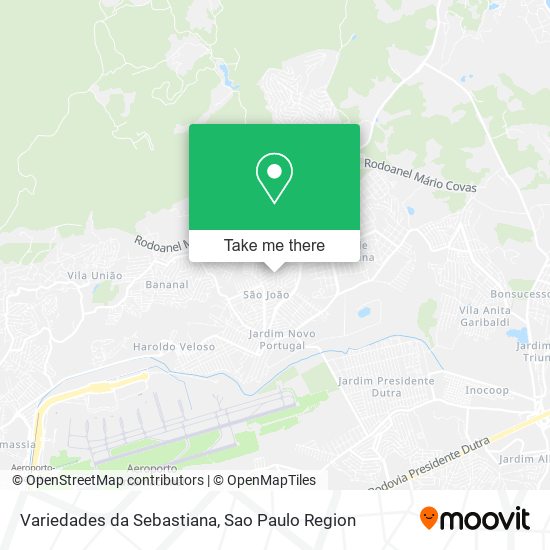Variedades da Sebastiana map