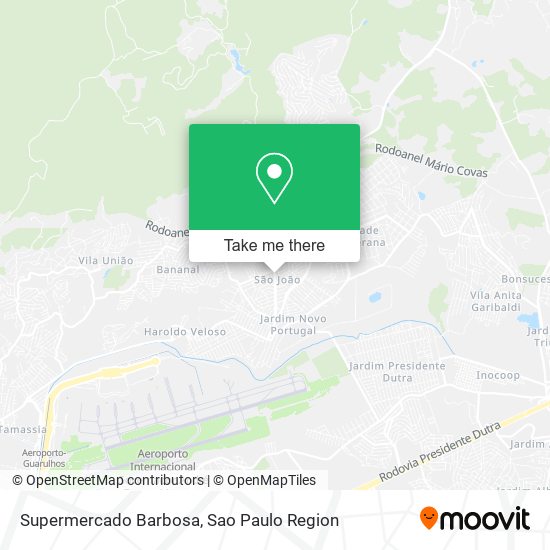 Mapa Supermercado Barbosa