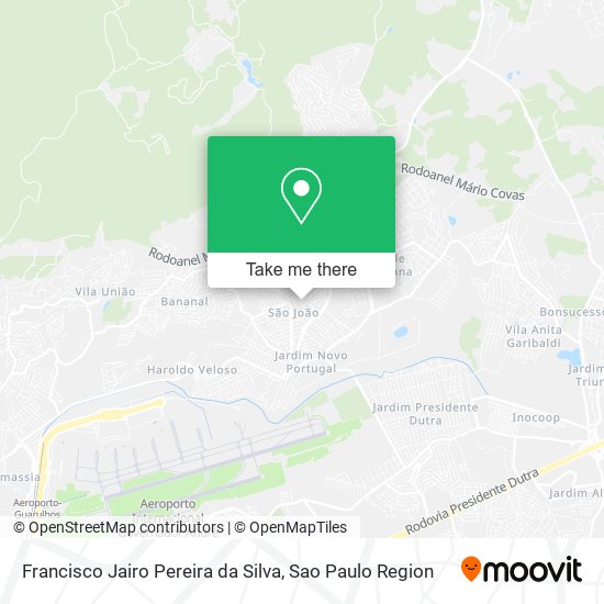 Francisco Jairo Pereira da Silva map