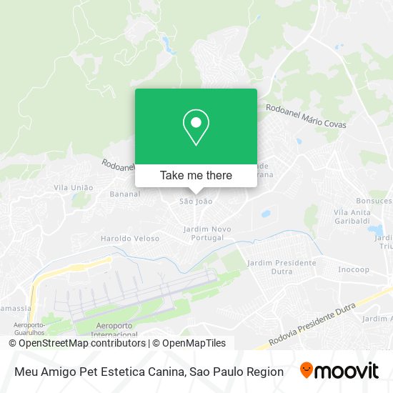 Mapa Meu Amigo Pet Estetica Canina