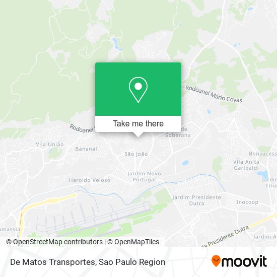 De Matos Transportes map