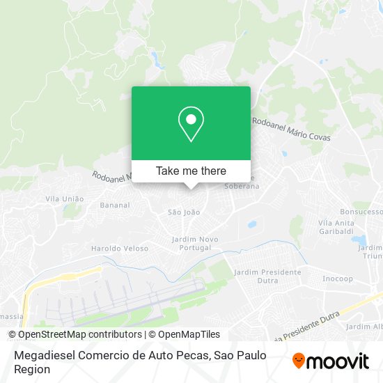 Megadiesel Comercio de Auto Pecas map