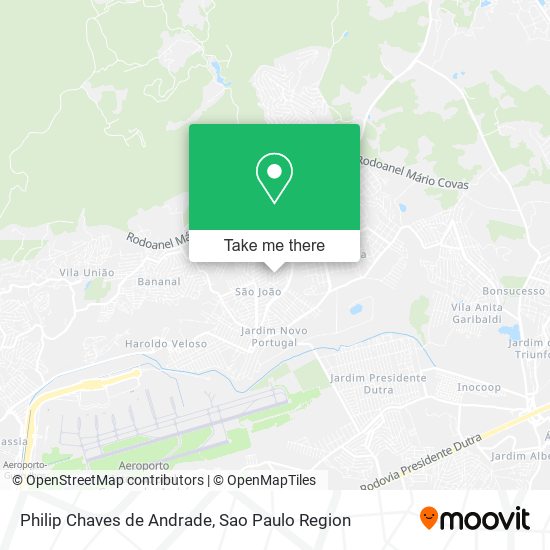 Philip Chaves de Andrade map