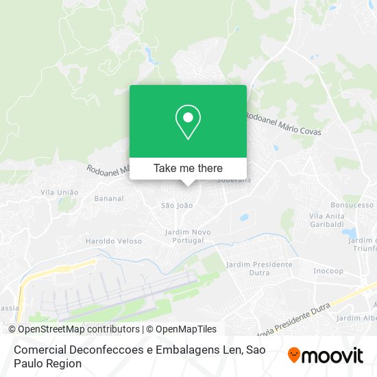 Comercial Deconfeccoes e Embalagens Len map