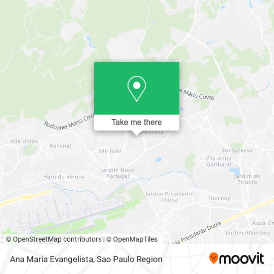 Ana Maria Evangelista map