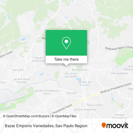 Bazar Emporio Variedades map