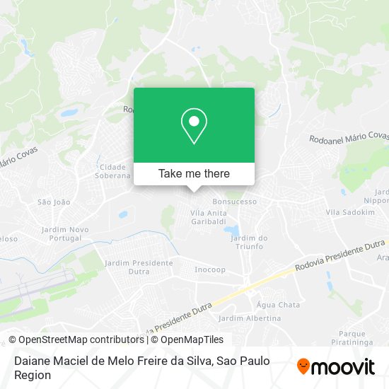 Daiane Maciel de Melo Freire da Silva map