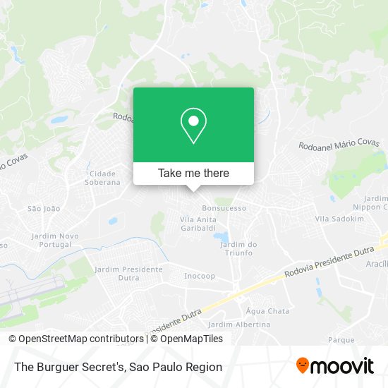 The Burguer Secret's map