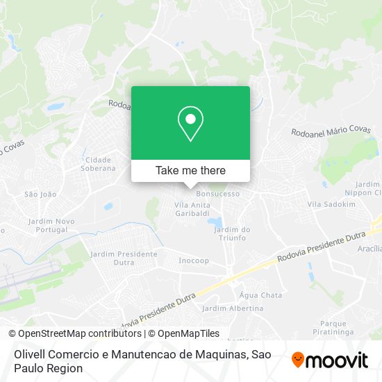 Olivell Comercio e Manutencao de Maquinas map