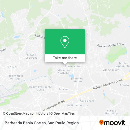 Barbearia Bahia Cortes map