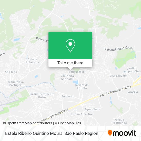 Estela Ribeiro Quintino Moura map