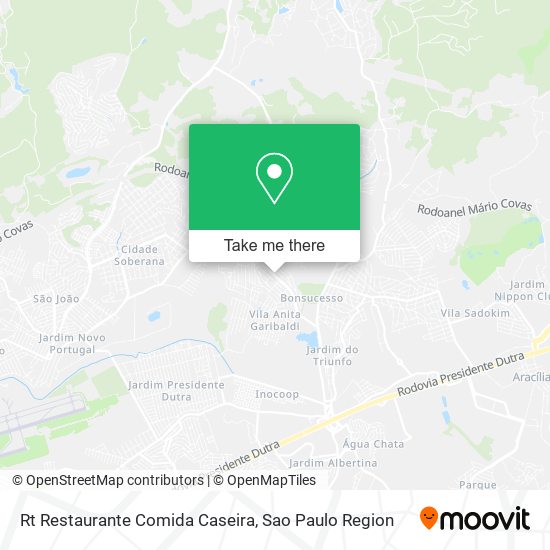 Rt Restaurante Comida Caseira map