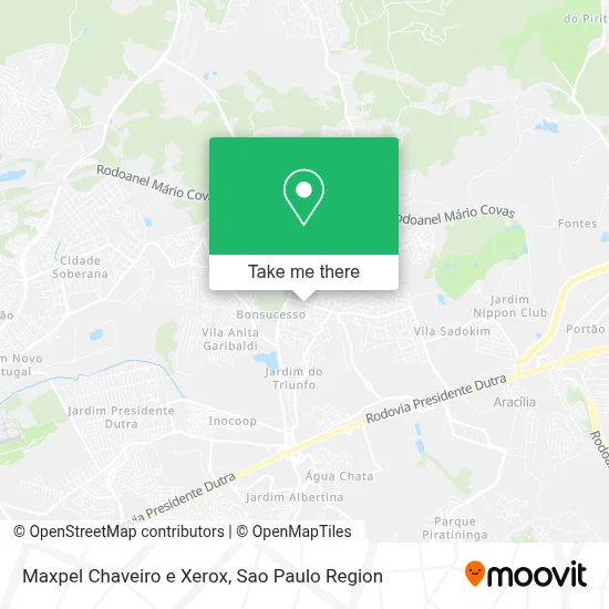 Maxpel Chaveiro e Xerox map