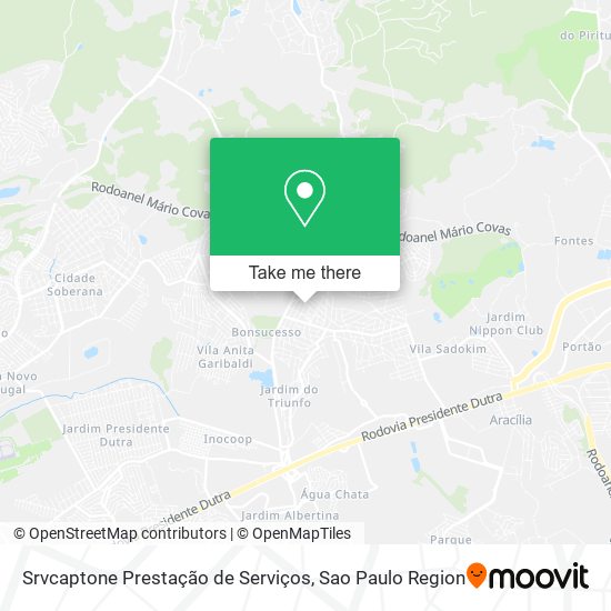 Srvcaptone Prestação de Serviços map