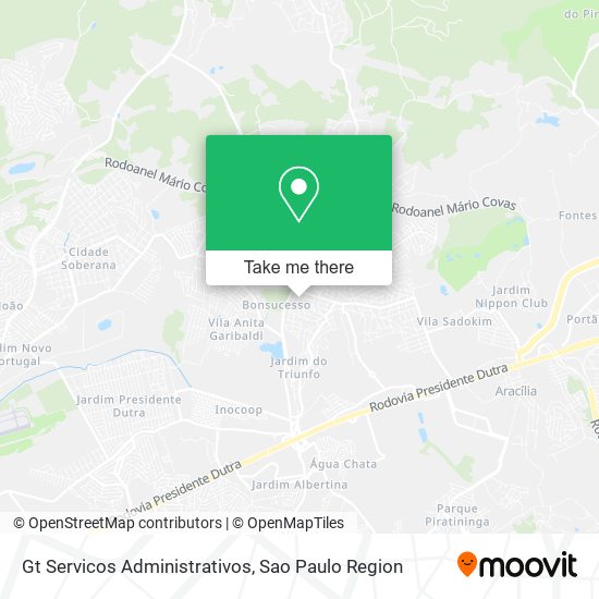 Gt Servicos Administrativos map
