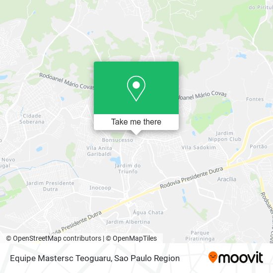 Equipe Mastersc Teoguaru map