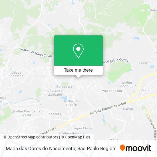 Maria das Dores do Nascimento map
