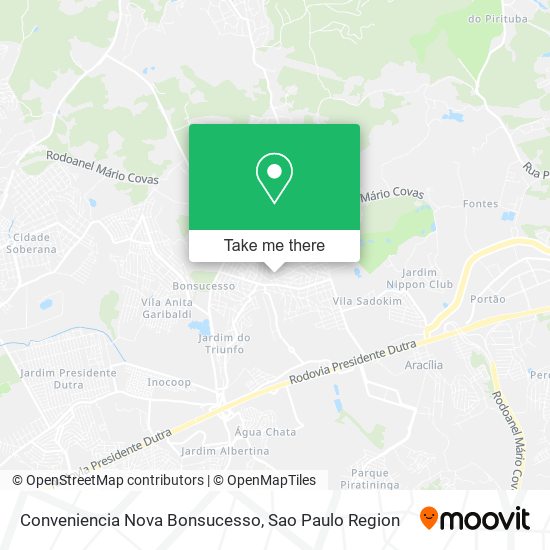 Conveniencia Nova Bonsucesso map