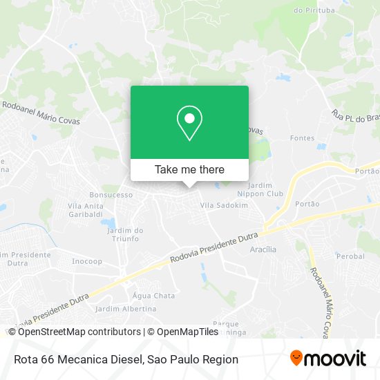 Mapa Rota 66 Mecanica Diesel