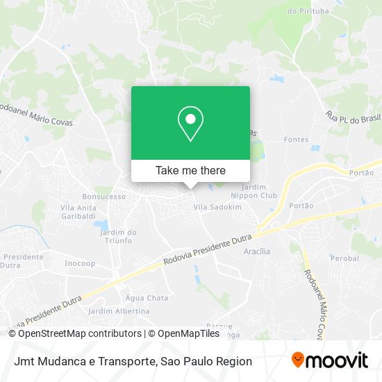 Jmt Mudanca e Transporte map