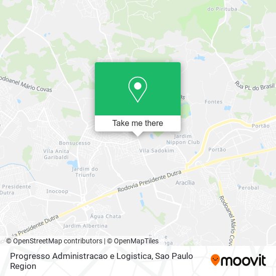 Progresso Administracao e Logistica map