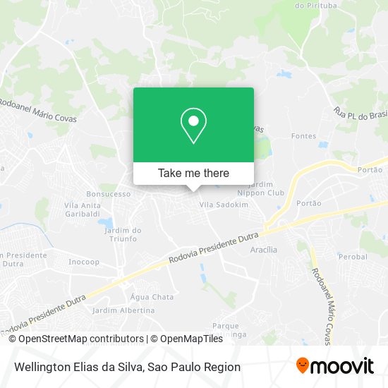 Wellington Elias da Silva map