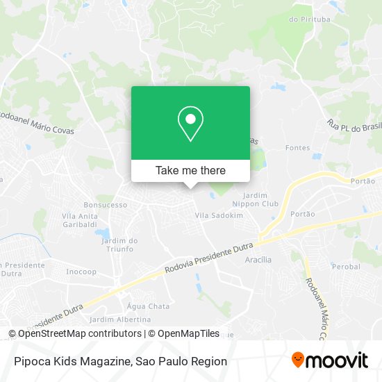 Pipoca Kids Magazine map