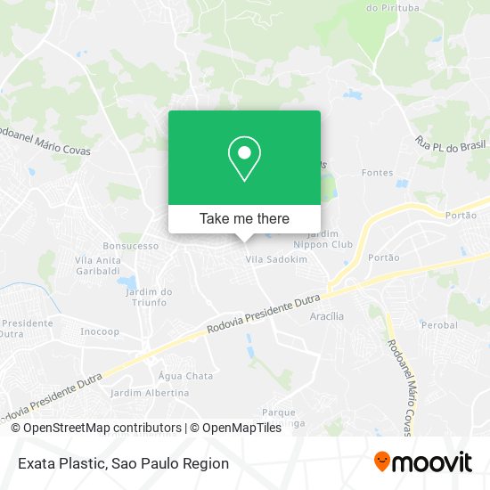 Exata Plastic map