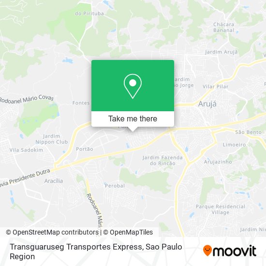 Transguaruseg Transportes Express map