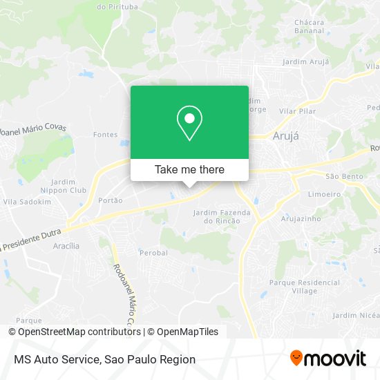 MS Auto Service map