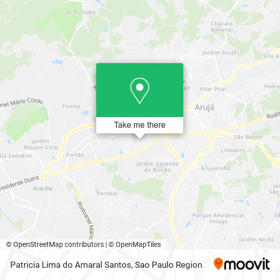 Patricia Lima do Amaral Santos map