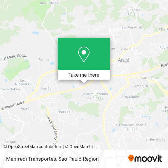 Manfredi Transportes map