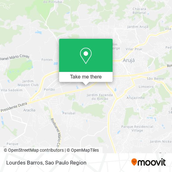 Lourdes Barros map