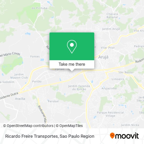 Ricardo Freire Transportes map