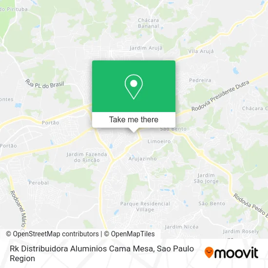 Rk Distribuidora Aluminios Cama Mesa map