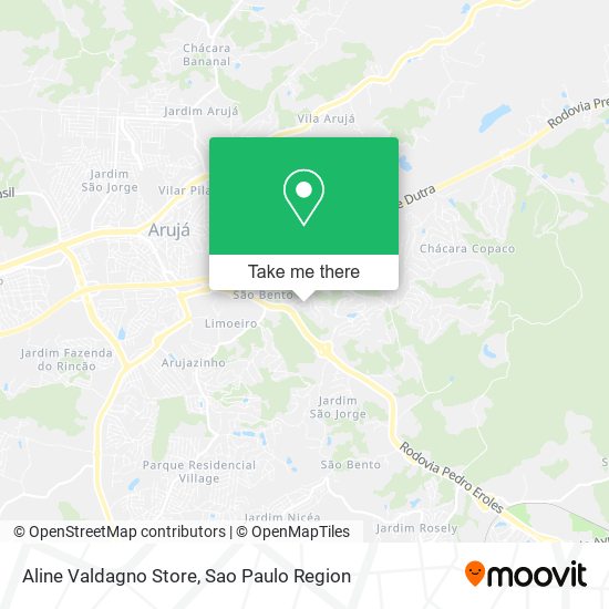 Mapa Aline Valdagno Store