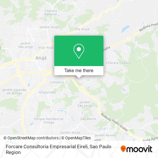 Forcare Consultoria Empresarial Eireli map