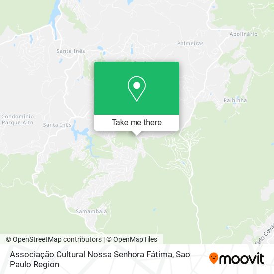 Mapa Associação Cultural Nossa Senhora Fátima