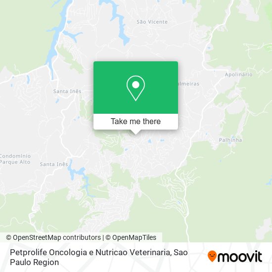 Petprolife Oncologia e Nutricao Veterinaria map