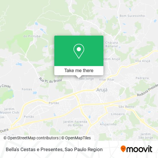 Bella's Cestas e Presentes map