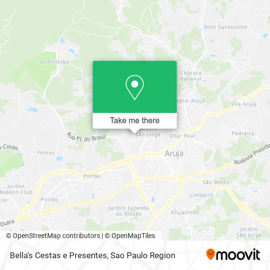 Bella's Cestas e Presentes map