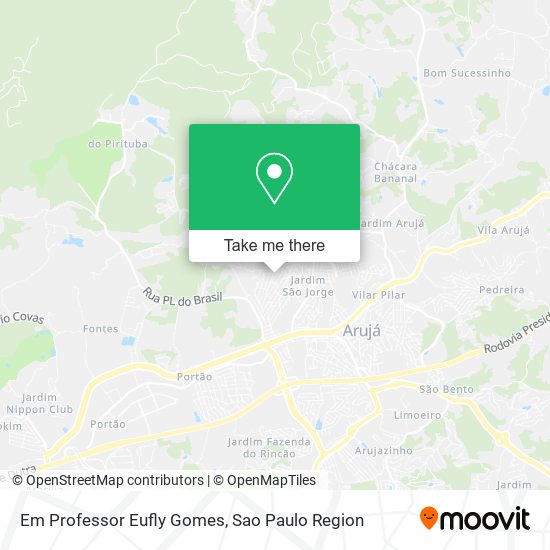 Em Professor Eufly Gomes map